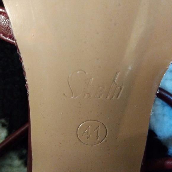 Burgundy Sandal (NWOB) - Picture 5 of 5